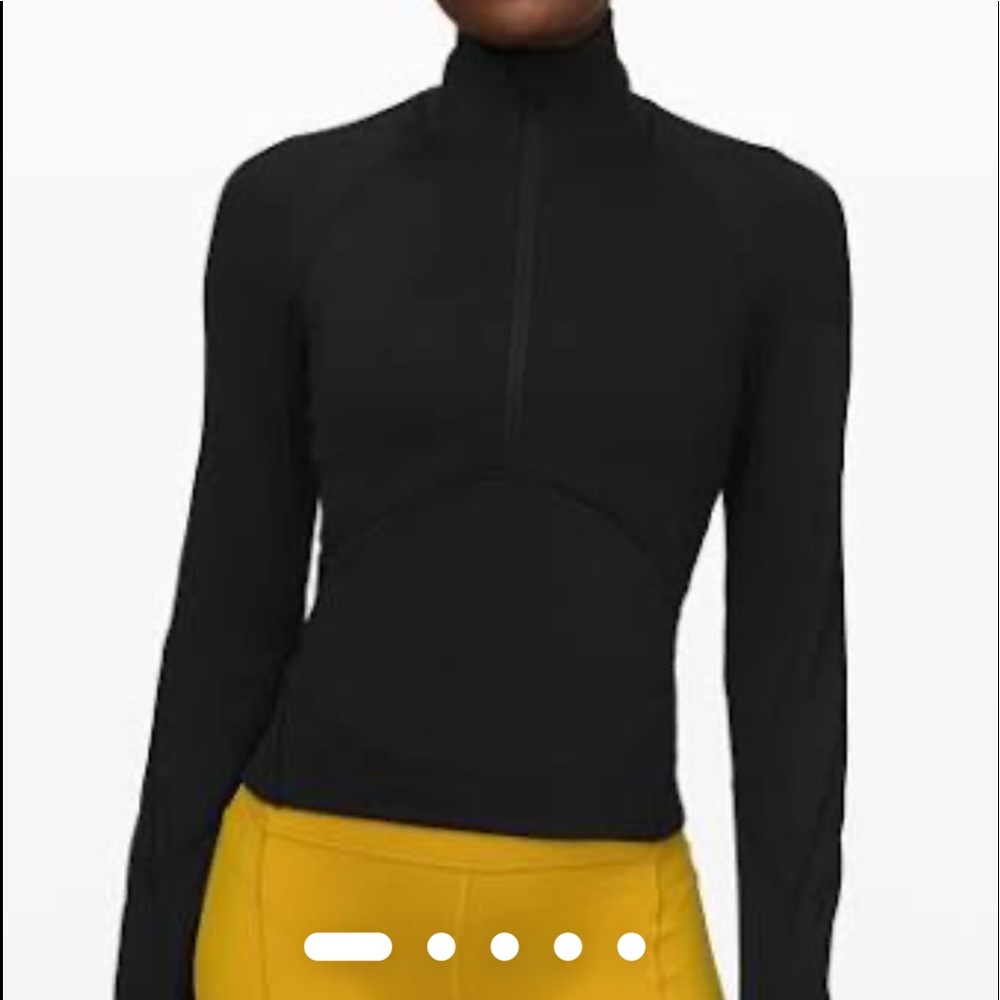 Blue lulu lemon quarter zip, barely worn!!